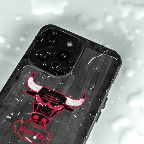 NBA Chicago Bulls Hardwood Classics iPhone 15 Pro Waterproof Case